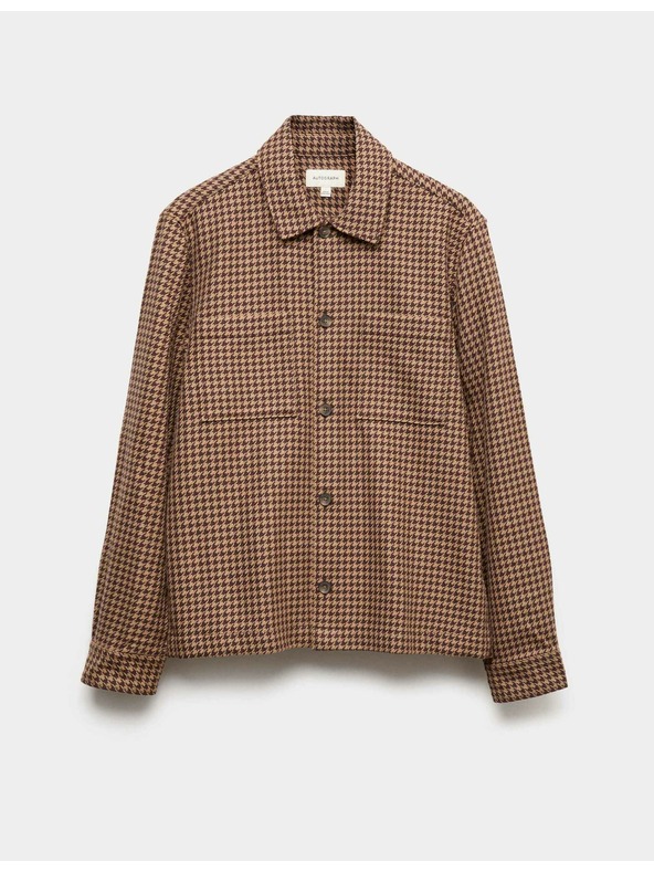 Marks & Spencer Bundeková košeľa z čistej bavlny so vzorom pepito Marks & Spencer hnedá