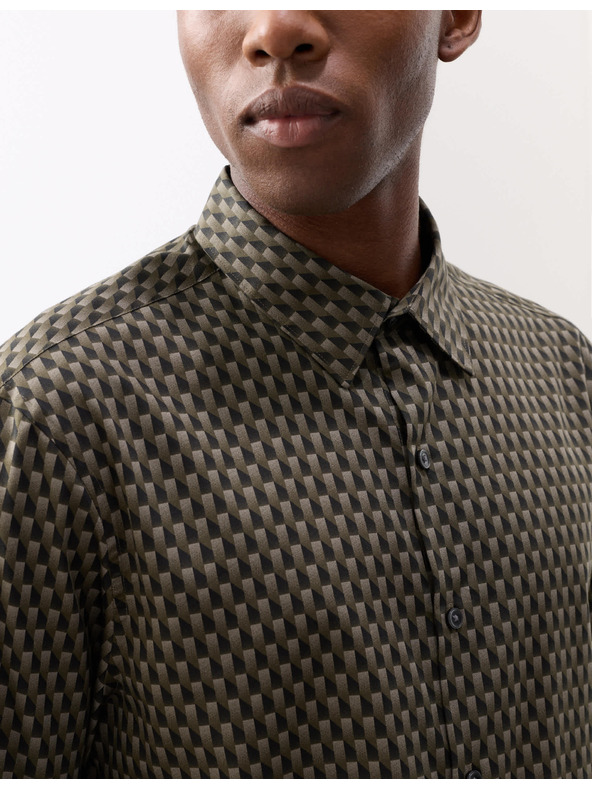 Marks & Spencer Košeľa s vysokým podielom bavlny Marks & Spencer zelená