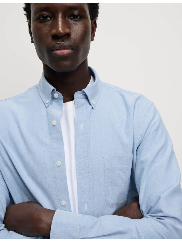 Marks & Spencer The Ultimate Marks & Spencer čistá bavlnená oxfordská košeľa modrá