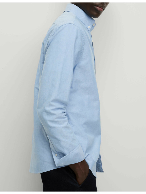 Marks & Spencer The Ultimate Marks & Spencer čistá bavlnená oxfordská košeľa modrá