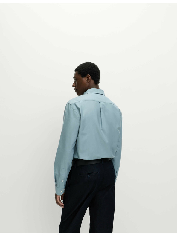 Marks & Spencer Oxfordská košeľa z čistej bavlny The Ultimate Marks & Spencer sivá