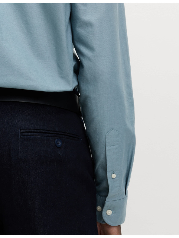 Marks & Spencer Oxfordská košeľa z čistej bavlny The Ultimate Marks & Spencer sivá