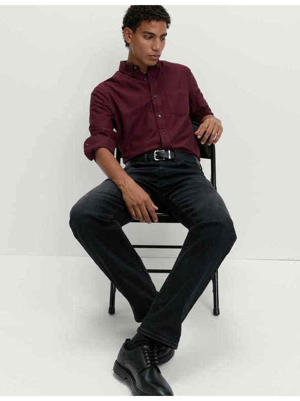 Marks & Spencer Oxfordská košeľa z čistej bavlny The Ultimate Marks & Spencer červená