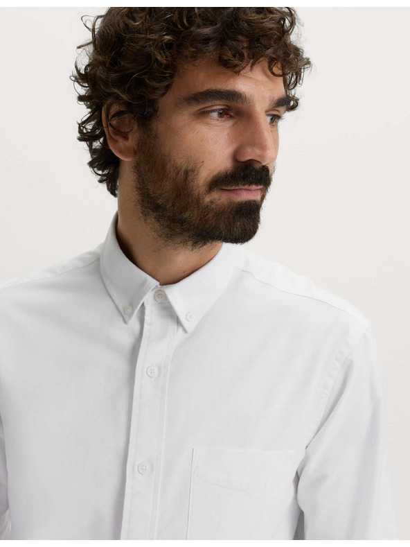 Marks & Spencer Oxfordská košeľa z čistej bavlny The Ultimate Marks & Spencer biela