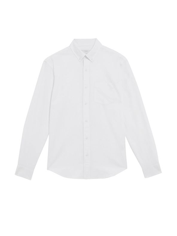 Marks & Spencer Oxfordská košeľa z čistej bavlny The Ultimate Marks & Spencer biela