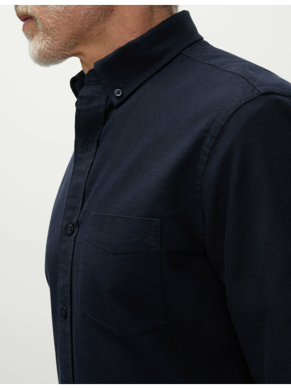 Marks & Spencer Oxfordská košeľa z čistej bavlny The Ultimate Marks & Spencer námorná modrá