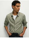 Marks & Spencer Prúžkovaná košeľa z čistej bavlny Marks & Spencer zelená