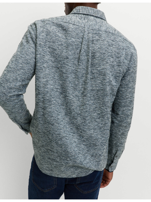 Marks & Spencer Čisto bavlnená flanelová košeľa Marks & Spencer modrá