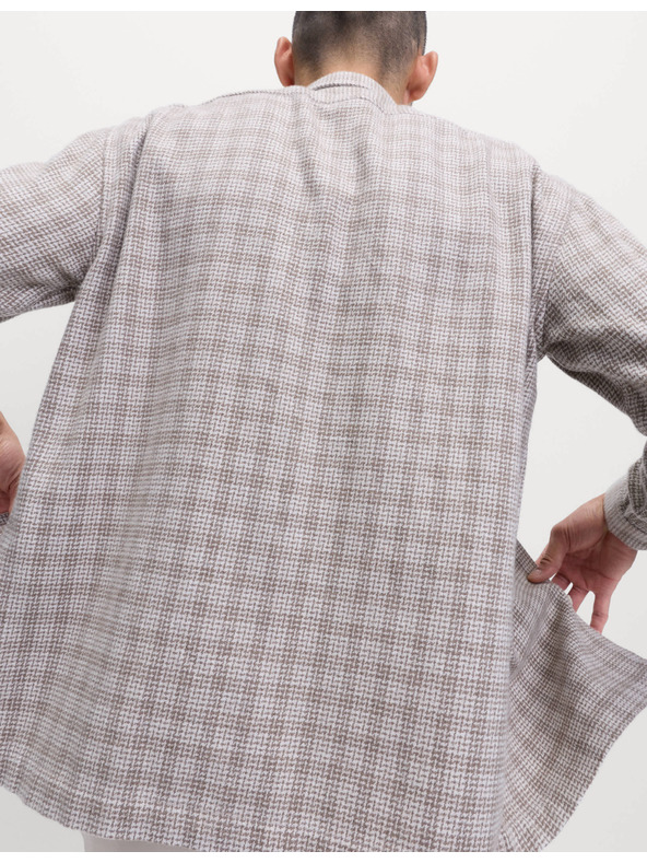 Marks & Spencer Čisto bavlnená flanelová košeľa Marks & Spencer smotanová