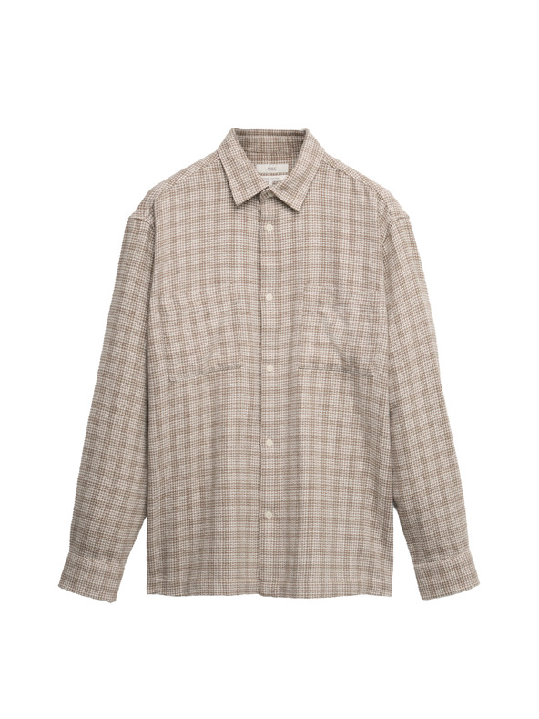 Marks & Spencer Čisto bavlnená flanelová košeľa Marks & Spencer smotanová