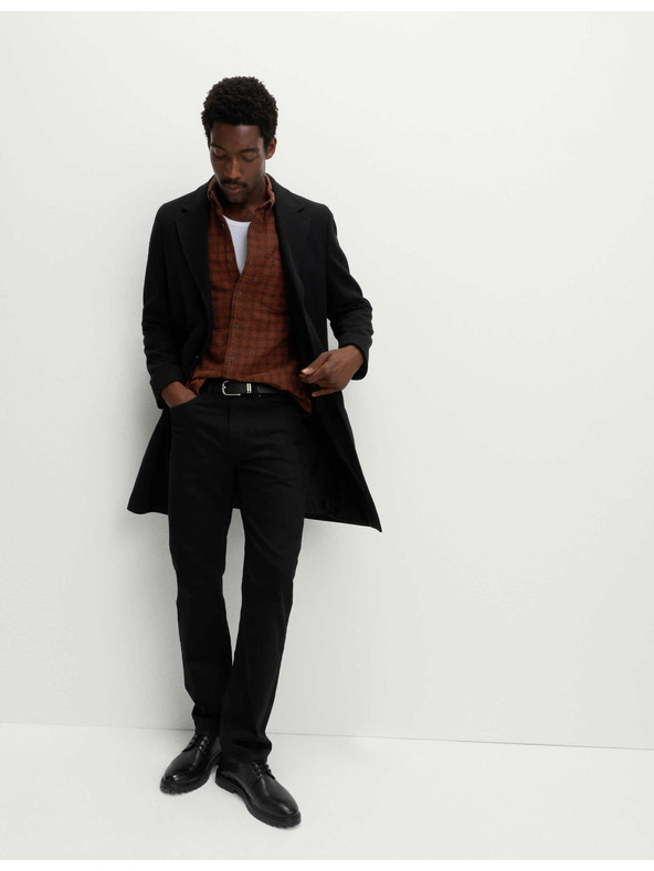 Marks & Spencer Čisto bavlnená flanelová košeľa Marks & Spencer hnedá