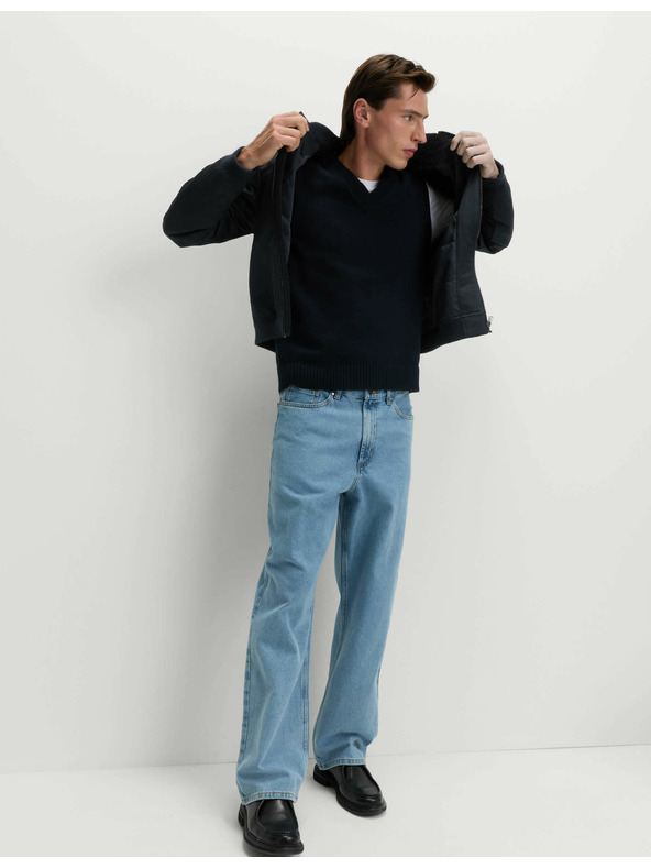 Marks & Spencer Saténová bunda bomber Marks & Spencer námorná modrá