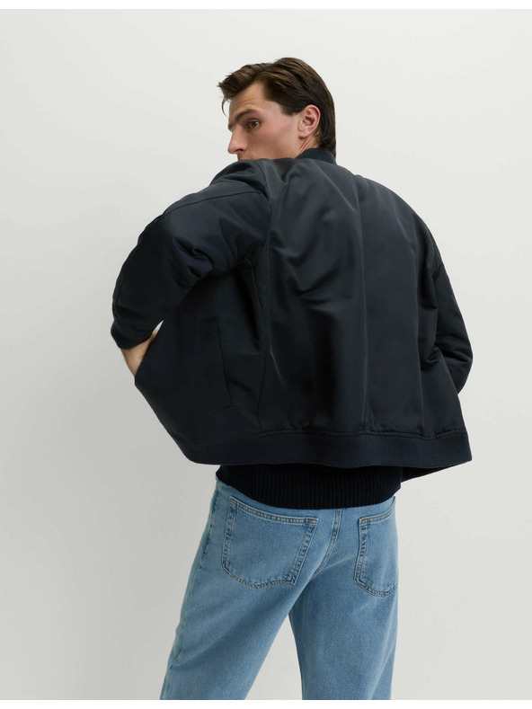 Marks & Spencer Saténová bunda bomber Marks & Spencer námorná modrá