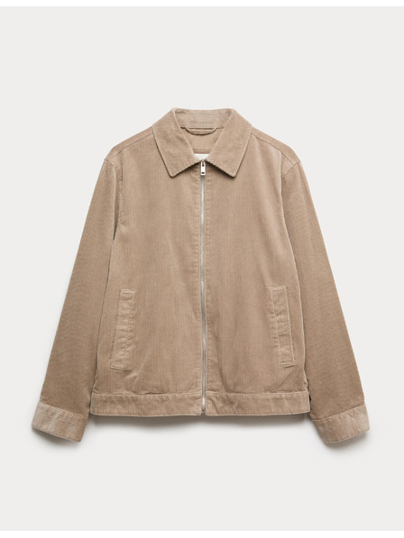 Marks & Spencer Menčestrová bunda Harrington Marks & Spencer béžová