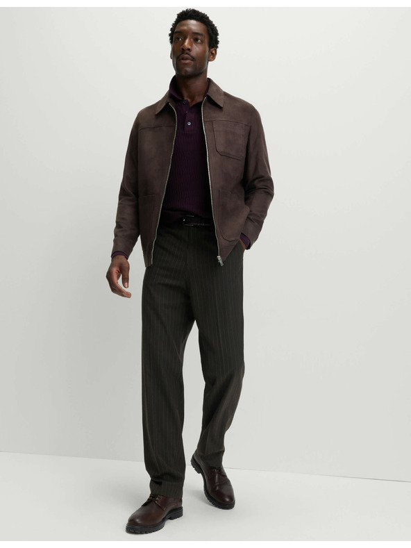 Marks & Spencer Pracovná bunda z umelého semiša Marks & Spencer hnedá