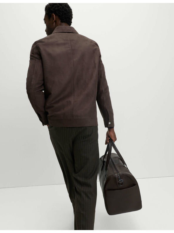 Marks & Spencer Pracovná bunda z umelého semiša Marks & Spencer hnedá