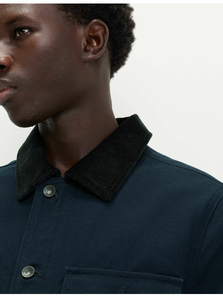 Marks & Spencer Bunda z čistej bavlny s 3 vreckami Marks & Spencer námorná modrá