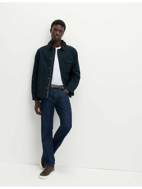 Marks & Spencer Bunda z čistej bavlny s 3 vreckami Marks & Spencer námorná modrá