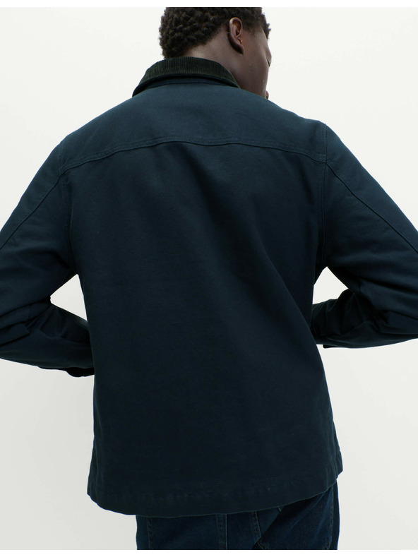 Marks & Spencer Bunda z čistej bavlny s 3 vreckami Marks & Spencer námorná modrá