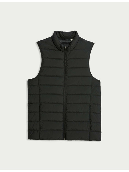 Marks & Spencer Ľahká vesta polstrovaná perím a prachovým perím Marks & Spencer čierna