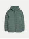 Marks & Spencer Ľahká bunda s perím a prachovým perím Marks & Spencer zelená