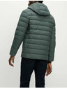 Marks & Spencer Ľahká bunda s perím a prachovým perím Marks & Spencer zelená