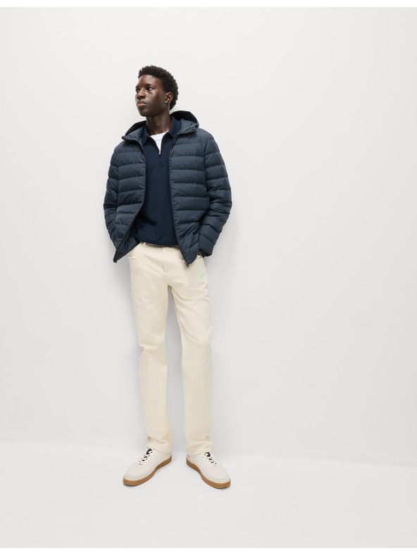 Marks & Spencer Ľahká bunda s perím a prachovým perím Marks & Spencer námorná modrá