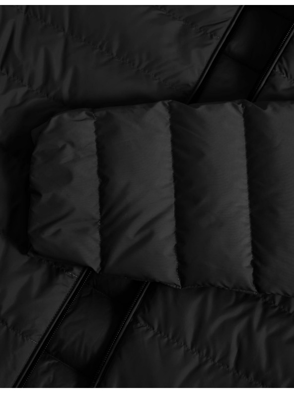 Marks & Spencer Ľahká bunda s perím a prachovým perím Marks & Spencer čierna