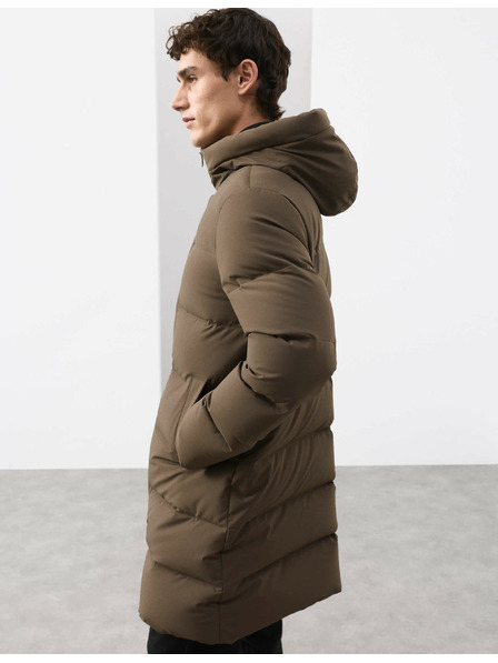 Marks & Spencer Zateplená bunda, z peria a prachového peria s technológiou Stormwear™ Marks & Spencer hnedá