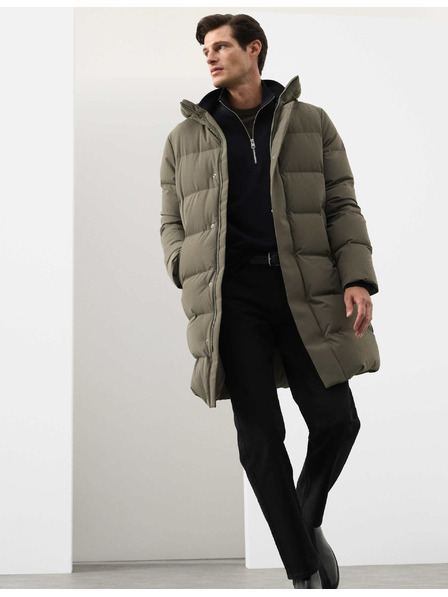 Marks & Spencer Zateplená bunda, z peria a prachového peria s technológiou Stormwear™ Marks & Spencer zelená