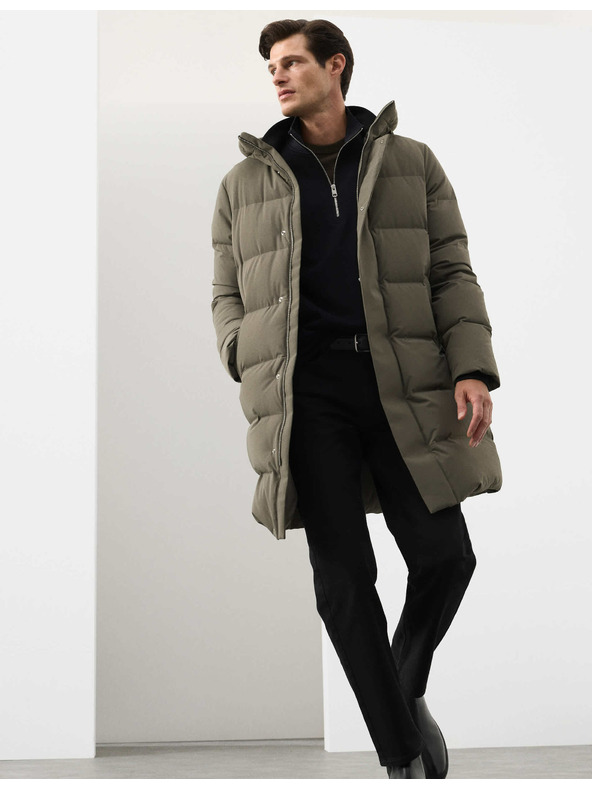 Marks & Spencer Zateplená bunda, z peria a prachového peria s technológiou Stormwear™ Marks & Spencer zelená