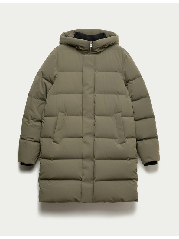 Marks & Spencer Zateplená bunda, z peria a prachového peria s technológiou Stormwear™ Marks & Spencer zelená