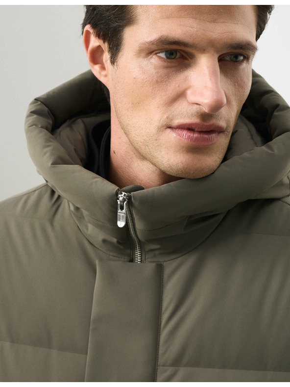 Marks & Spencer Zateplená bunda, z peria a prachového peria s technológiou Stormwear™ Marks & Spencer zelená