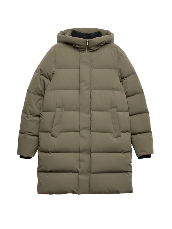 Marks & Spencer Zateplená bunda, z peria a prachového peria s technológiou Stormwear™ Marks & Spencer zelená