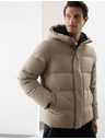 Marks & Spencer Péřová prešívaná bunda s motívom Stormwear™ Marks & Spencer béžová