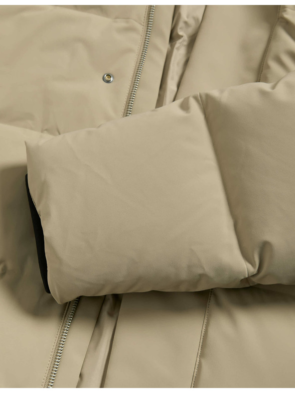 Marks & Spencer Péřová prešívaná bunda s motívom Stormwear™ Marks & Spencer béžová