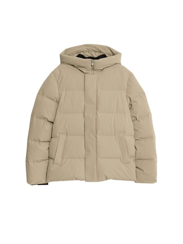 Marks & Spencer Péřová prešívaná bunda s motívom Stormwear™ Marks & Spencer béžová