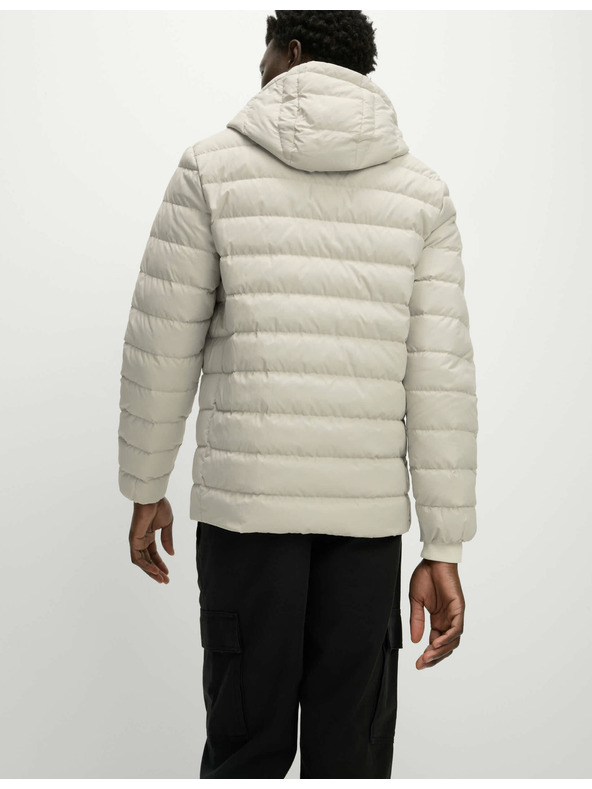 Marks & Spencer Ľahká bunda s perím a prachovým perím Marks & Spencer béžová