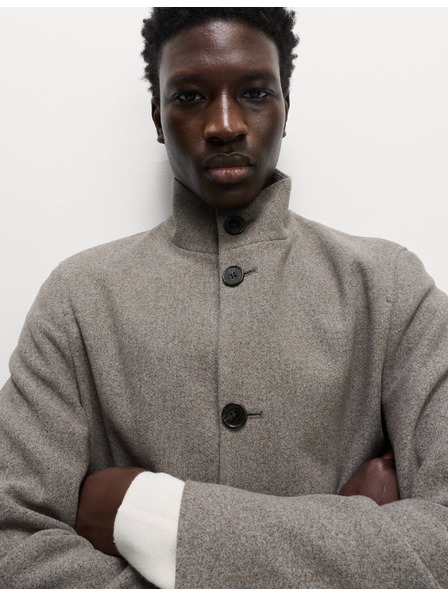 Marks & Spencer Kabát so stojacím golierom Marks & Spencer béžová