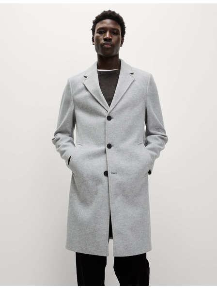 Marks & Spencer Kabát s fazónovým golierom Marks & Spencer šedá