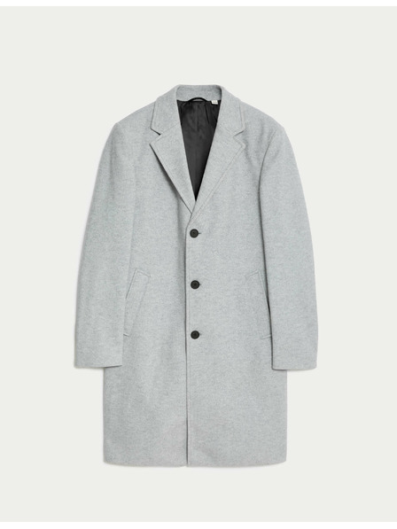 Marks & Spencer Kabát s fazónovým golierom Marks & Spencer šedá