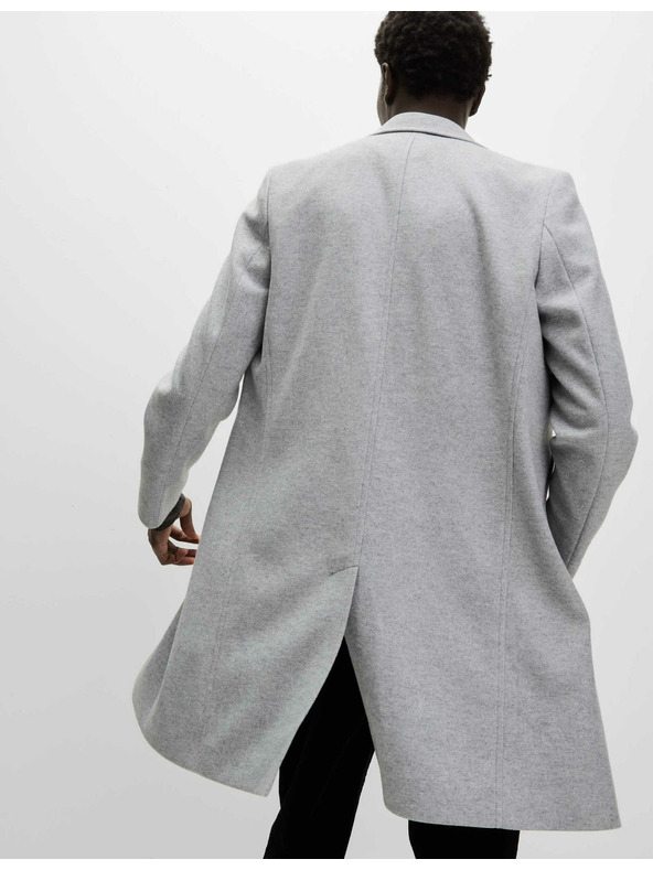 Marks & Spencer Kabát s fazónovým golierom Marks & Spencer šedá