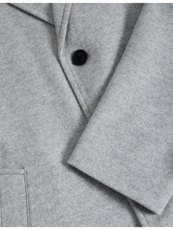 Marks & Spencer Kabát s fazónovým golierom Marks & Spencer šedá