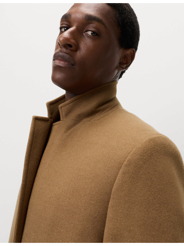 Marks & Spencer Kabát s chlopňami Marks & Spencer hnedá