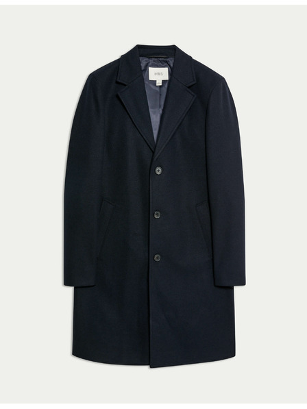 Marks & Spencer Kabát s chlopňami Marks & Spencer námorná modrá