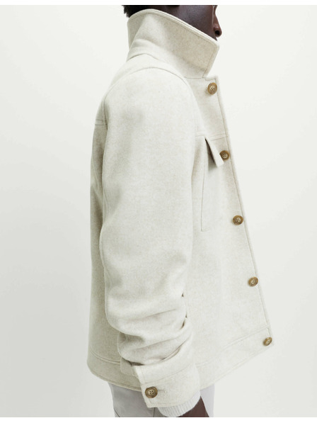 Marks & Spencer Krátka bunda s golierom Marks & Spencer biela