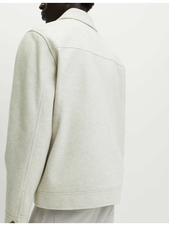 Marks & Spencer Krátka bunda s golierom Marks & Spencer biela