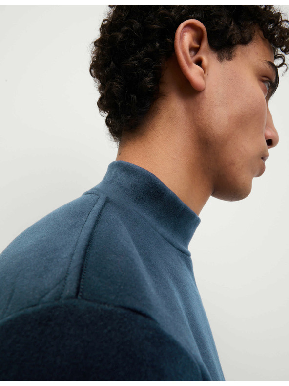 Marks & Spencer Flísový top so stojačikom Marks & Spencer námorná modrá