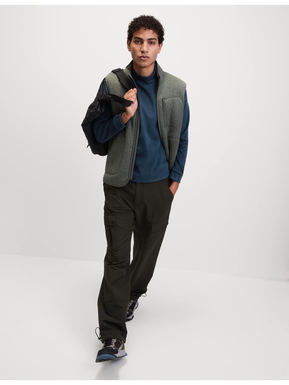 Marks & Spencer Flísový top so stojačikom Marks & Spencer námorná modrá