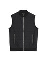 Marks & Spencer Prešívaná vesta so zapínaním na zips s technológiou Stormwear™ a s vysokým podielom bavlny Marks & Spencer čierna